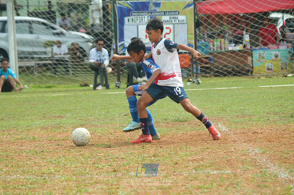 ijl big 8 champ u12 161125 wins soccer school vs binna banua fc blue