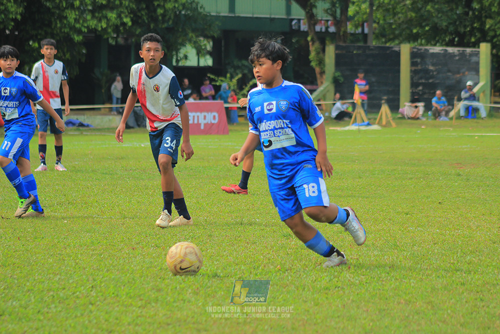 ijl big 8 champ u12 161125 wins soccer school vs binna banua fc blue
