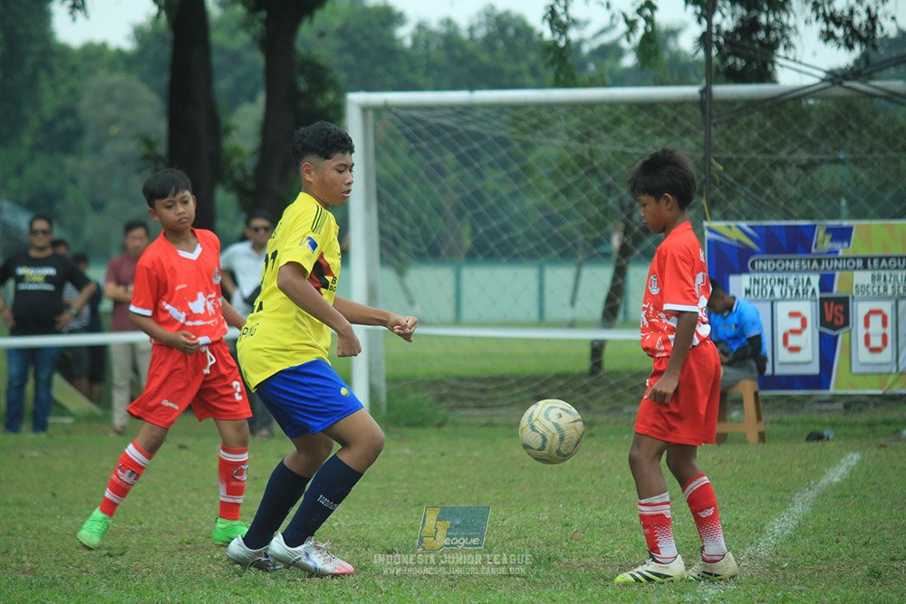 ijl u12 140925 indonesia muda utara vs brazillian soccer school serpong