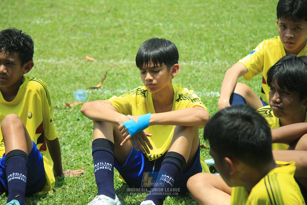 ijl u14 130925 indonesia muda utara vs brazillian soccer serpong