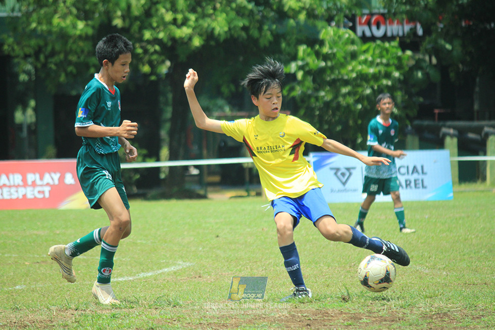 ijl u14 130925 indonesia muda utara vs brazillian soccer serpong