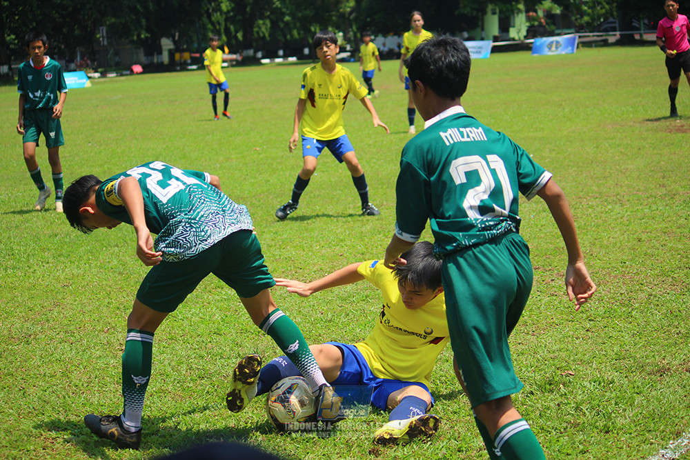 ijl u14 130925 indonesia muda utara vs brazillian soccer serpong