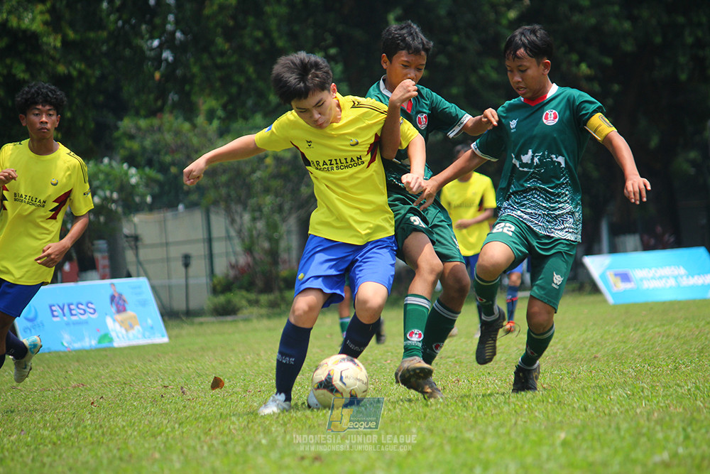 ijl u14 130925 indonesia muda utara vs brazillian soccer serpong