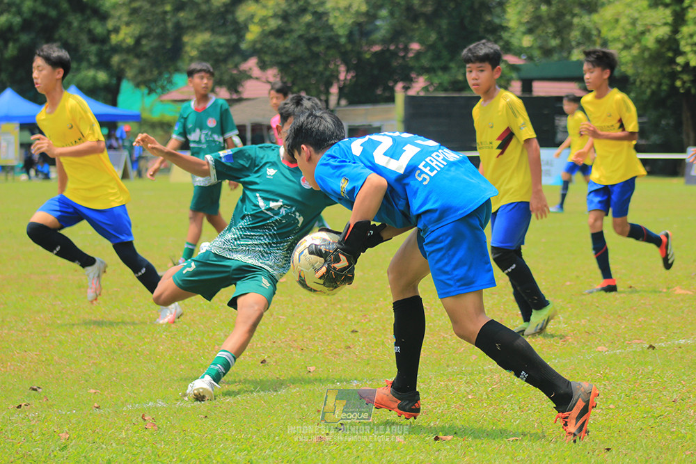 ijl u14 130925 indonesia muda utara vs brazillian soccer serpong