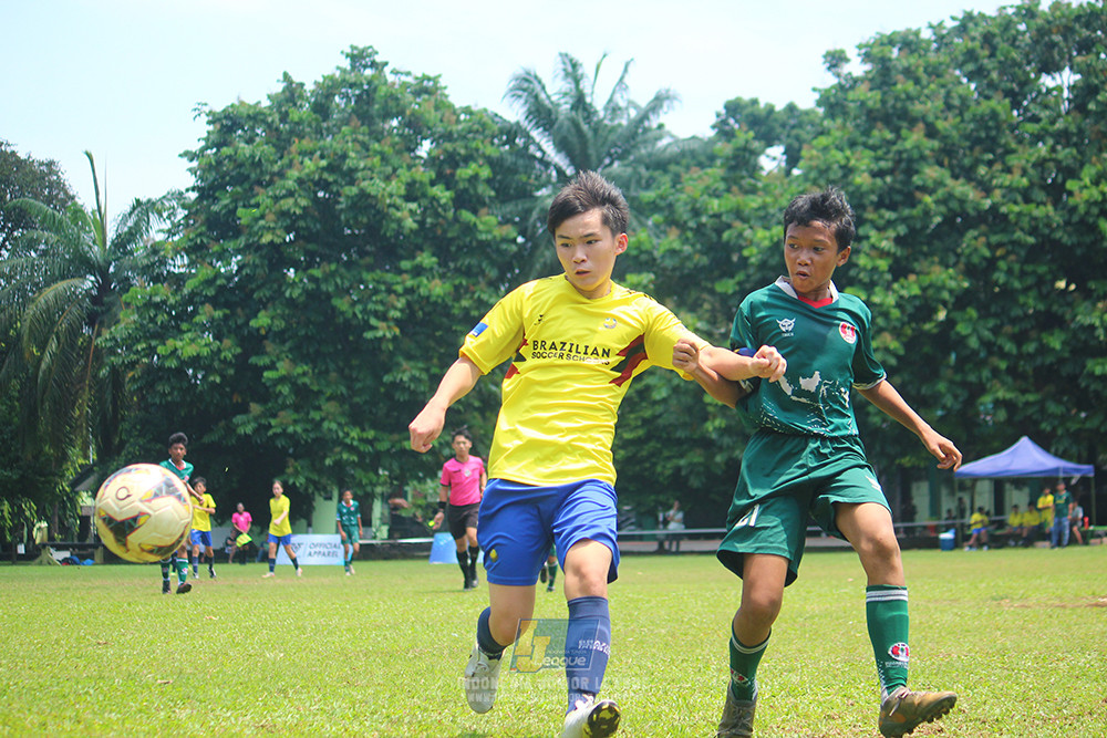 ijl u14 130925 indonesia muda utara vs brazillian soccer serpong